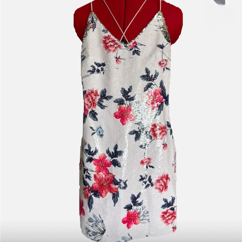 Floral Sequin Dress